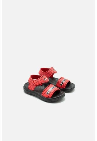 Sandalia De Spider-man Rojo Y Negro Para Niño 32 Marvel