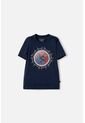 Camiseta De Spider-man Manga Corta Azul Para Niño 8 de Marvel