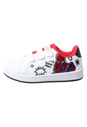 Zapatos Casuales Con Diseño De Spiderman Para Niño Blanco Marvel 198909