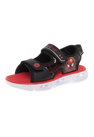 Sandalias Con Diseño De Spiderman Para Niño Pequeño Negro Marvel 211686 Marvel