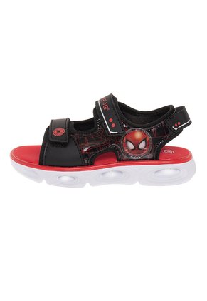 Sandalias Con Diseño De Spiderman Para Niño Pequeño Negro Marvel 211686