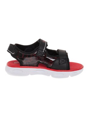 Sandalias Con Diseño De Spiderman Para Niño Pequeño Negro Marvel 211686