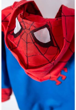 Chaqueta De Spider-man Abierto Rojo Y Azul Para Niño 2T A 5T 2T