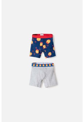 Pack X2 Boxer De Ironman Multicolor Para Niño 2T A 5T 3T