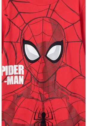 Pijama De Spider-man Con Pantalón Largo Rojo Para Niño 6