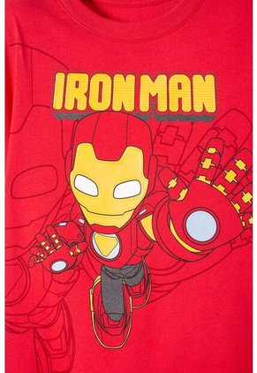 Conjunto De Ironman Con Pantalón Largo Multicolor Para Niño 2T A 5T 3T