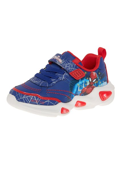 Zapatos Deportivos Con Diseño De Spiderman Para Niño Pequeño Azul Oscuro Marvel 211348