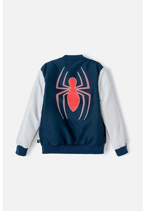 Chaqueta De Spider-man Con Cierre Azul Para Niño 8