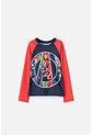 Camiseta De Baño Marvel Manga Larga Rojo Y Azul Para Niño 6 de Marvel
