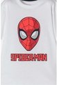 Camiseta De Spider-man Manga Corta Blanca Para Niño 12 de Marvel