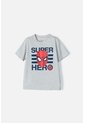 Camiseta De Spider-man Manga Corta Gris Para Niño 6 de Marvel