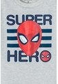 Camiseta De Spider-man Manga Corta Gris Para Niño 6 de Marvel
