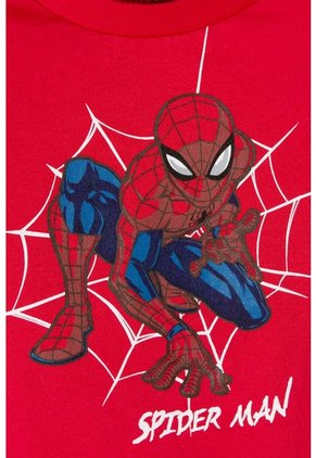 Camiseta De Spider-Man Manga Corta Roja Para Niño 2T A 5T 4T