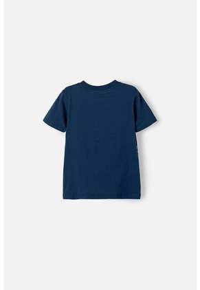 Camiseta De Spider-man Manga Corta Azul Para Niño 2T