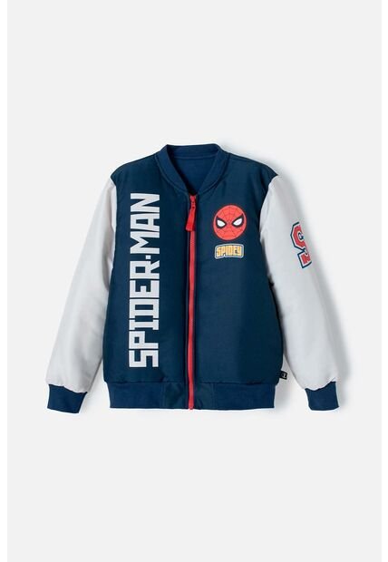 Chaqueta De Spider-man Con Cierre Azul Para Niño 4