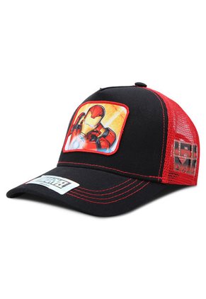 GORRA MARVEL COMICS ADULTO ORIGINAL MALLA IRON MAN ROJA OC CAPS