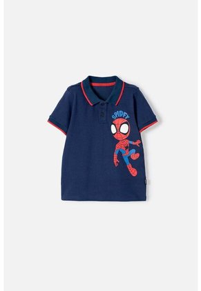Camiseta Tipo Polo De Spidey And His Amazing Friends Para Niño 2T A 6T 3T