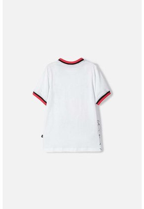 Camiseta De Spider-man Manga Corta Blanco, Rojo Y Negro Para Niño 4
