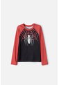 Camiseta De Baño De Spider-man Manga Larga Negro Y Rojo Para Niño 10 de Marvel
