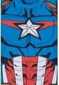 Camiseta Del Capitán America Con Capucha Azul Para Niño 12 de Marvel
