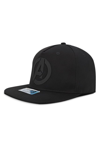 GORRA MARVEL AVENGERS ADULTO ORIGINAL NEGRA PLANA OC CAPS