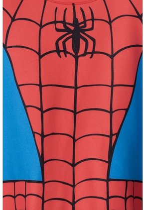 Pijama De Spider- Man Azul, Roja Y Negra De Manga Larga Para Niño 2T A 5T 4T
