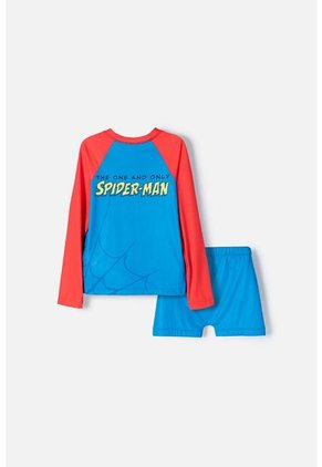 Conjunto De Baño De Spider-man Azul Y Rojo Para Niño 12
