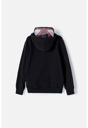 Buzo De Spider-man Con Capucha Negro Para Niño 8