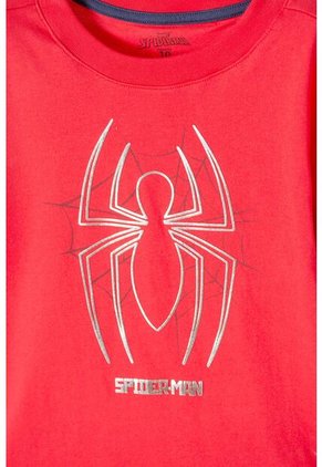 Camiseta De Spider-man Manga Corta Roja Para Niño 6