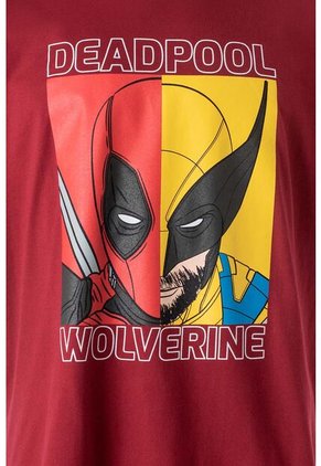 Camiseta De Deadpool Regular Fit Género Neutro XS