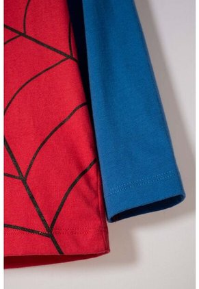 Pijama De Spider-man Con Pantalón Largo Rojo Para Niño 2T A 5T 4T