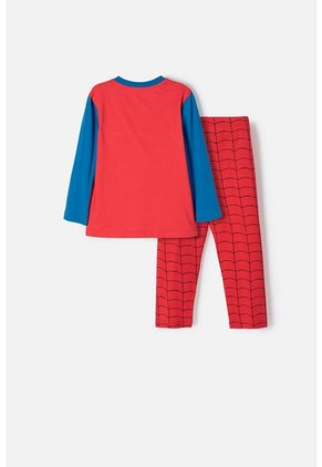 Pijama De Spider-man Con Pantalón Largo Rojo Para Niño 2T A 5T 2T