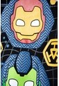 Buzo De Ironman Cerrado Negro Para Niño 2T A 5T 3T de Marvel