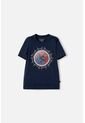 Camiseta De Spider-man Manga Corta Azul Para Niño 8 de Marvel