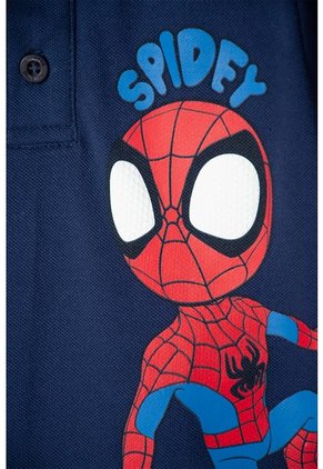 Camiseta Tipo Polo De Spidey And His Amazing Friends Para Niño 2T A 6T 2T