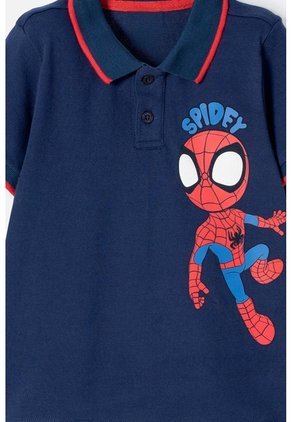 Camiseta Tipo Polo De Spidey And His Amazing Friends Para Niño 2T A 6T 2T
