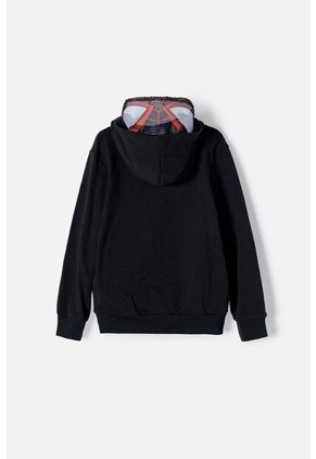 Buzo De Spider-man Con Capucha Negro Para Niño 10