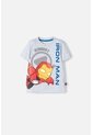 Camiseta De Ironman Manga Corta Gris Jaspe Para Niño 2T A 5T 4T de Marvel