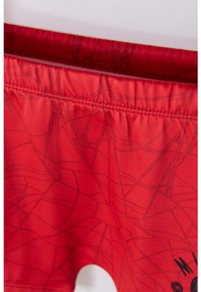 Conjunto De Baño Spider-man Rojo Y Negro Manga Larga Para Niño 12