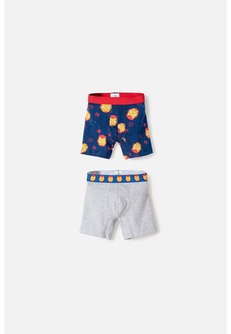 Pack X2 Boxer De Ironman Multicolor Para Niño 2T A 5T 3T Marvel