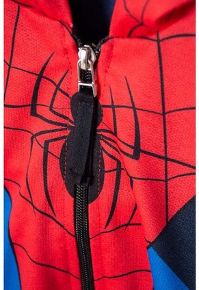 Chaqueta De Spider-man Abierto Rojo Y Azul Para Niño 2T A 5T 2T
