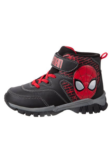 Botas Spiderman Para Niños  Negro Marvel 192537