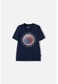 Camiseta De Spider-man Manga Corta Azul Para Niño 8 de Marvel
