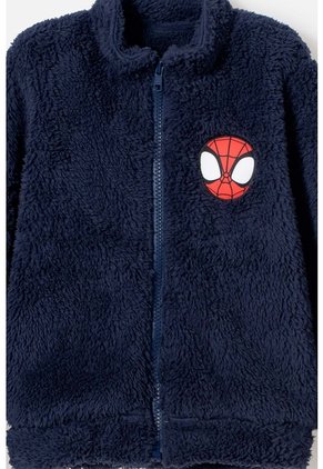 Buzo De Spider-man Con Cierre Azul Para Niño 2T A 6T 2T