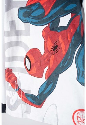 Pijama De Spider-man Con Pantalón Largo Multicolor Para Niño 12