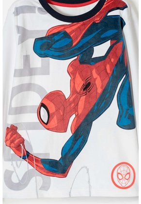 Pijama De Spider-man Con Pantalón Largo Multicolor Para Niño 12