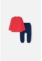 Conjunto De Marvel Pantalón Largo Rojo Y Azul Para Bebé Niño 12-18 de Marvel