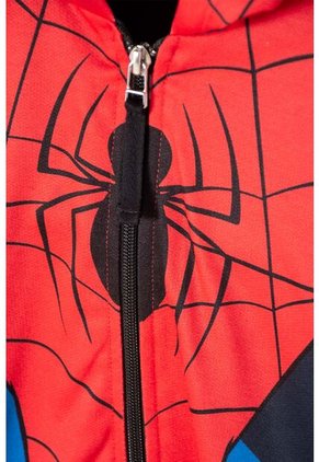 Buzo De Spider-man Abierto Rojo Y Azul  Para Niño 12