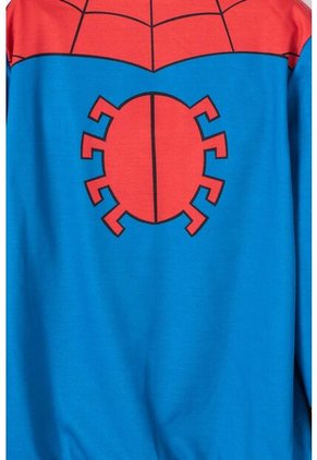 Buzo De Spider-man Abierto Rojo Y Azul  Para Niño 12