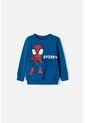 Buzo De Spider-man Cerrado Azul Para Niño 2T A 6T 4T de Marvel